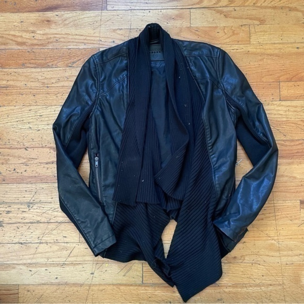 Blank NYC Drape Front Jacket Size Small